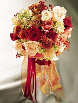 (image for) BEADED AND BERRIED BOUQUET